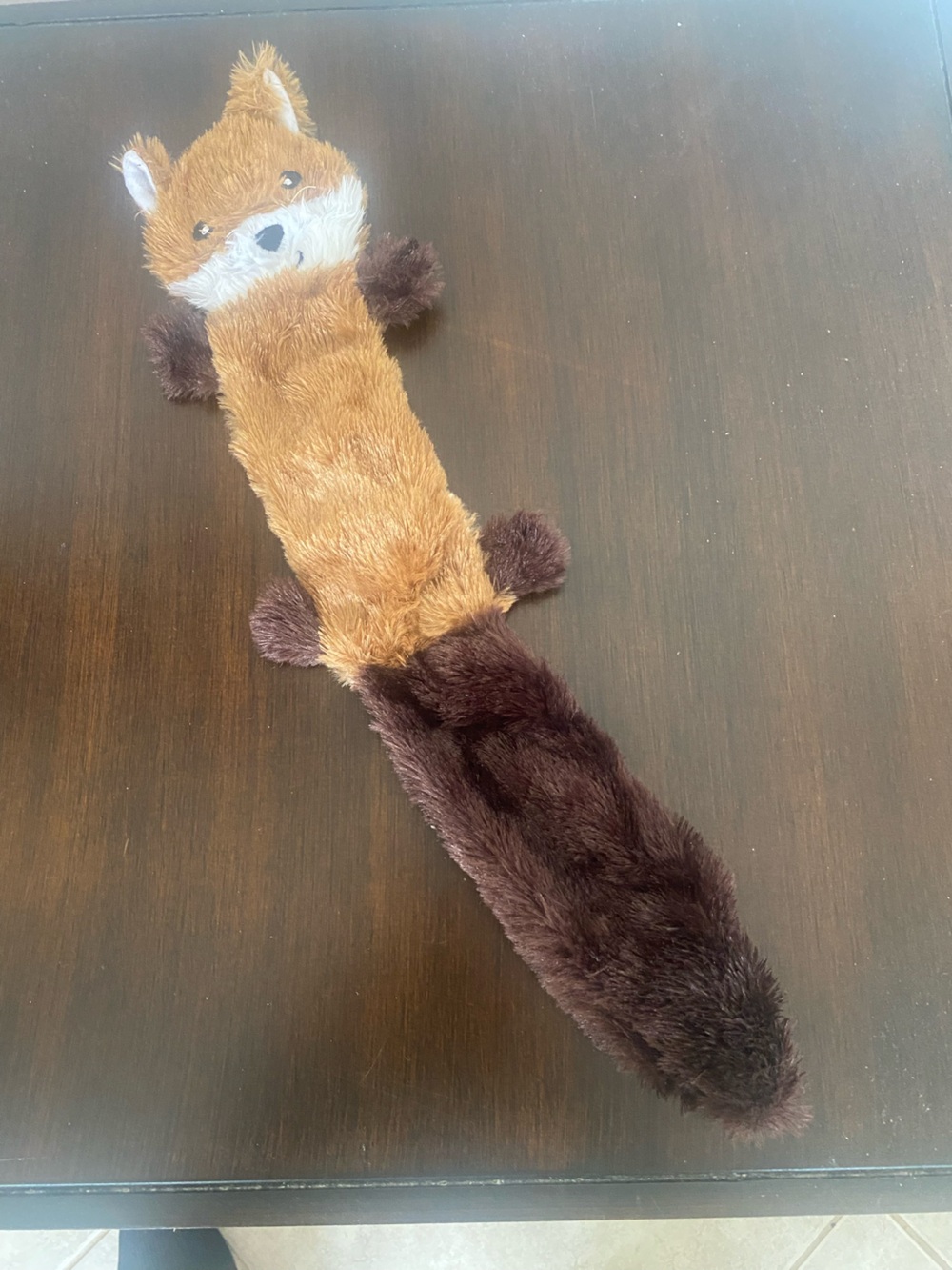 Plush pet toy with 3 squeaky areas new without tags